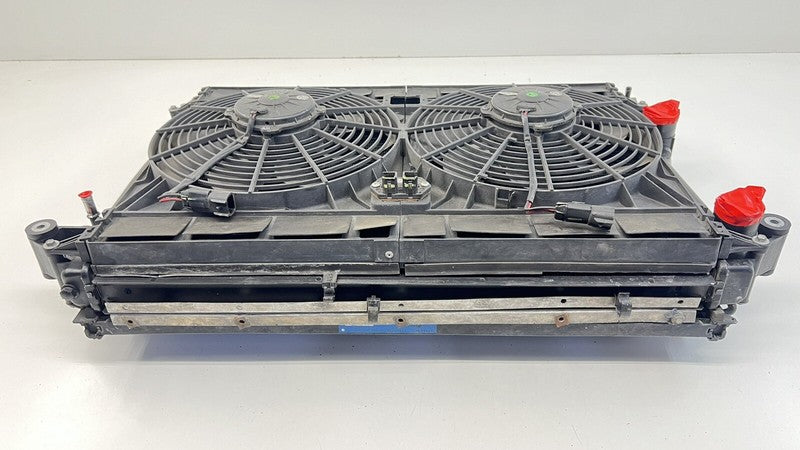 000181097 04-08 MASERATI QUATTROPORTE RADIATOR CONDENSER FAN ASSEMBLY 52400530 OEM