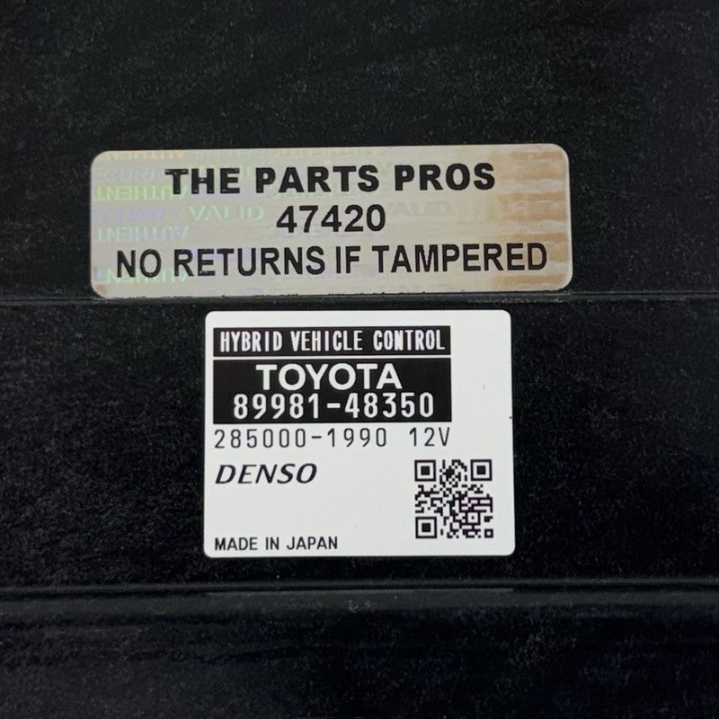 89981-48350 / 89981 48350 / 8998148350 11-13 Toyota Highlander Hybrid Vehicle Control HV ECU Module 89981-48350 OEM