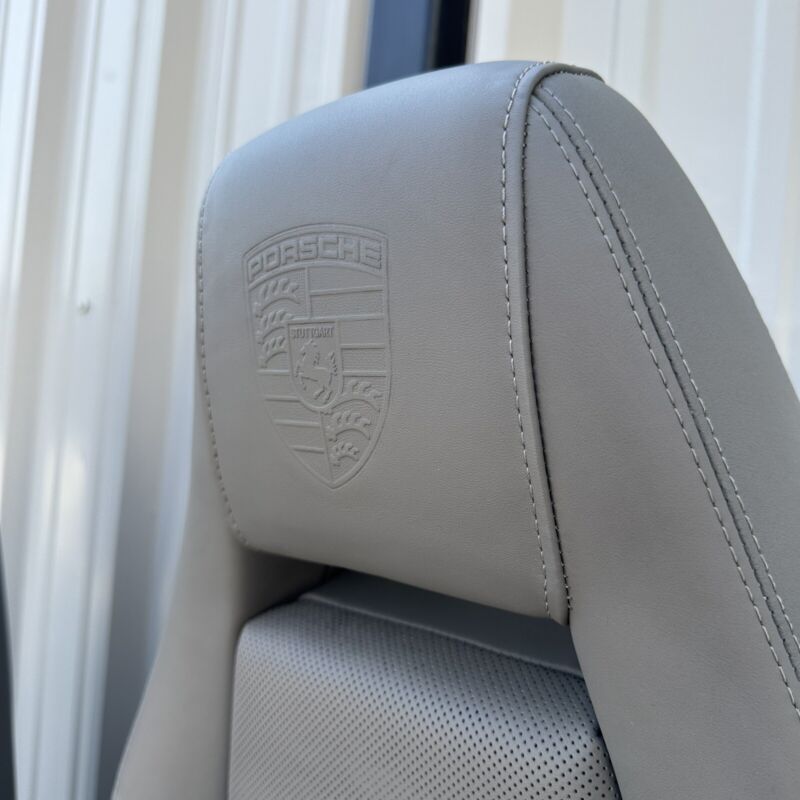 Does Not Apply 10-16 PORSCHE PANAMERA FRONT SEAT PAIR POWER MEMORY LEATHER PLATINUM GREY OEM