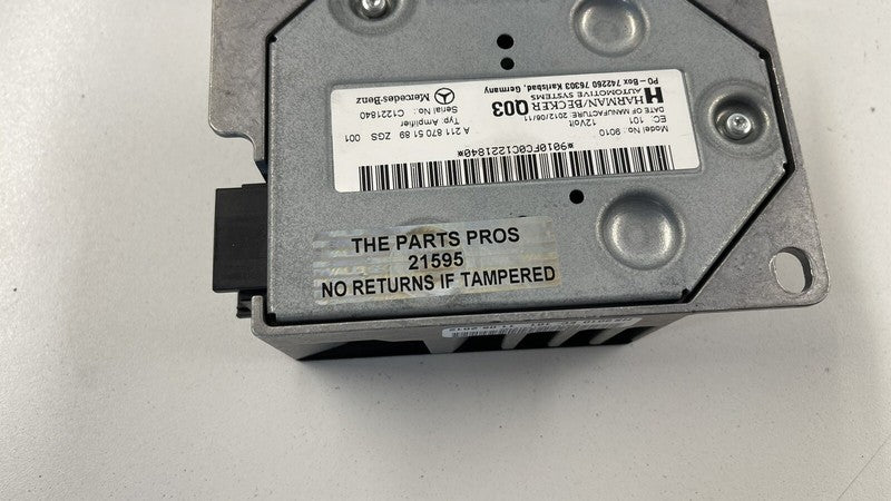 2118705189 / A2118705189 / A 211 870 51 89 5189 07-14 MERCEDES W212 W219 CLS E CLASS SUBWOOFER AMPLIFIER AMP HARMAN BECK