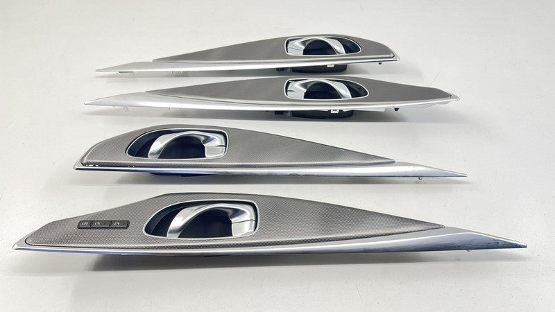 82924-4GA1A / 82924 4GA1A / 829244GA1A 14-22 INFINITI Q50 FRONT & REAR INTERIOR DOOR PANEL HANDLE BEZEL TRIM SET OEM