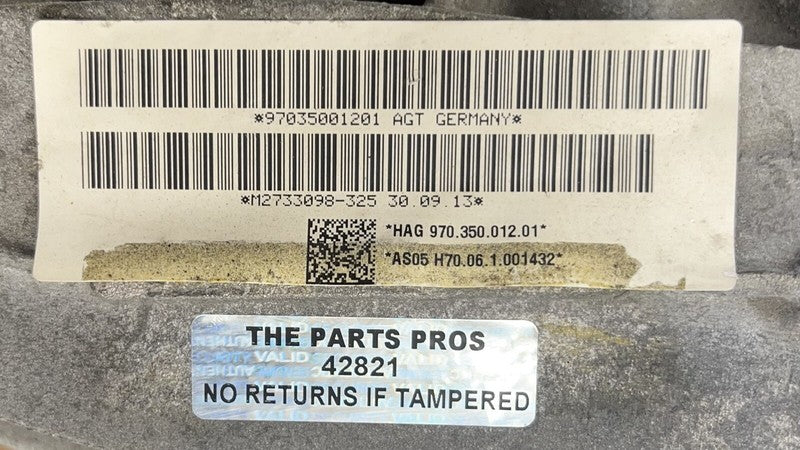 970.350.830 / 970 350 830 / 970350830 12-16 PORSCHE PANAMERA S E-HYBRID RWD REAR DIFFERENTIAL DIFF 97035001201 OEM