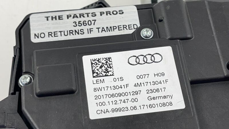 4M1 713 041 F / 4M1713041F 18-21 AUDI A4 S4 A5 S5 GEAR BOX GEAR SHIFT SELECT LEVER 8W1713041F OEM