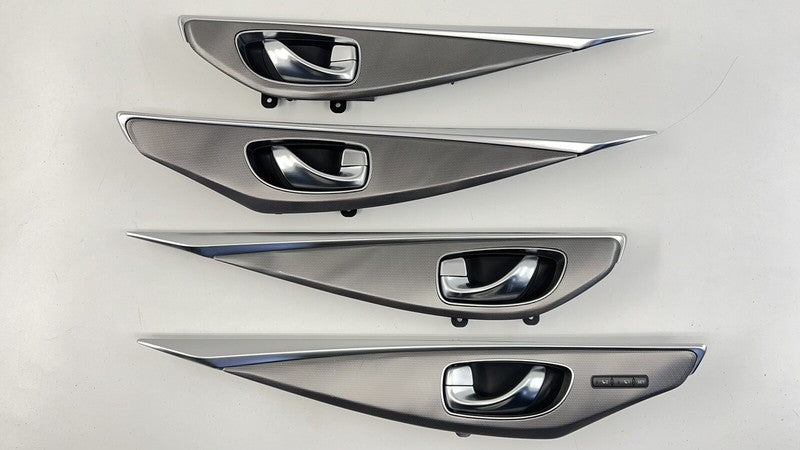 82924-4GA1A / 82924 4GA1A / 829244GA1A 14-22 INFINITI Q50 FRONT & REAR INTERIOR DOOR PANEL HANDLE BEZEL TRIM SET OEM
