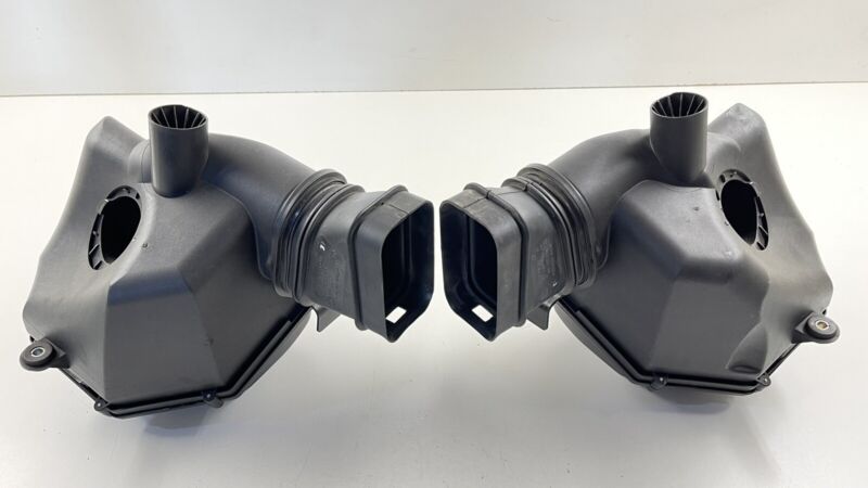7843289 16-19 BMW M6 AIR CLEANER BOX AIR FILTER INTAKE BOX ASSEMBLY PAIR OEM