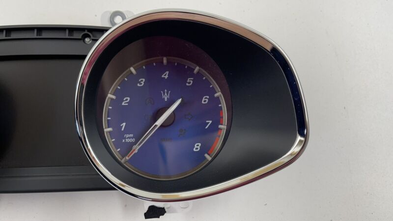 670038640 2018 MASERATI QUATTROPORTE SPEEDOMETER INSTRUMENT GAUGE CLUSTER 36K MILES OEM