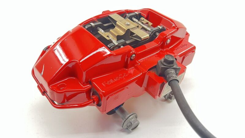 MR3V-2D243-BA / MR3V 2D243 BA / MR3V2D243BA 20-22 FORD MUSTANG GT500 DRIVER LEFT REAR CALIPER BRAKE BREMBO RED OEM