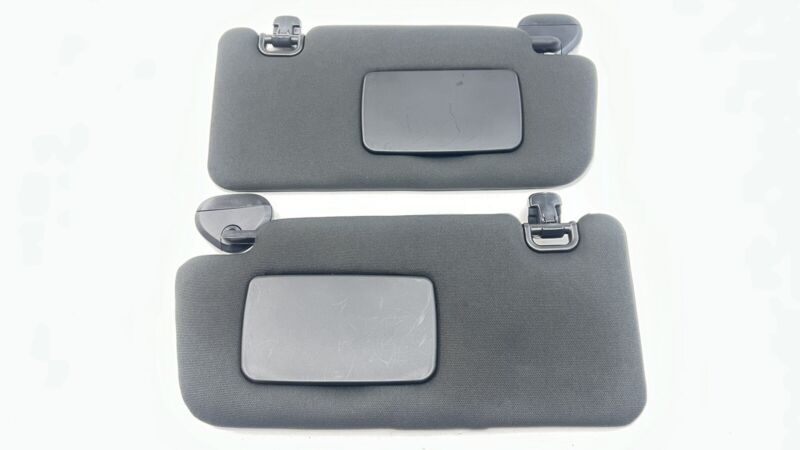 Does Not Apply 15-21 SUBARU WRX STI LEFT & RIGHT SUNVISOR SUN VISOR SHADE PAIR BLACK OEM