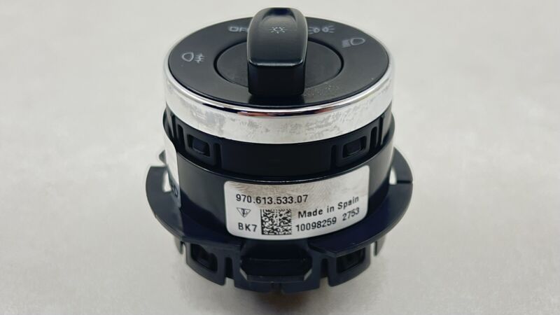 13-16 PORSCHE PANAMERA HEADLIGHT HEAD LIGHT LAMP CONTROL SWITCH KNOB OEM