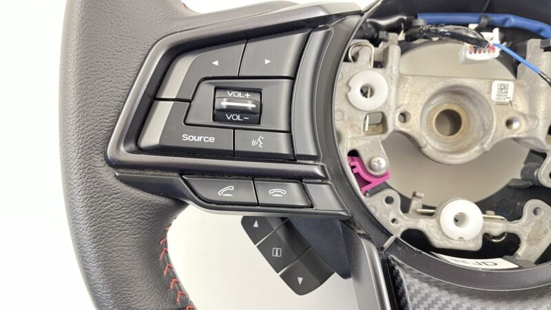 Does Not Apply 22-23 SUBARU WRX DRIVER STEERING WHEEL LEATHER BLACK OEM