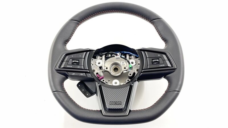 Does Not Apply 22-23 SUBARU WRX DRIVER STEERING WHEEL LEATHER BLACK OEM