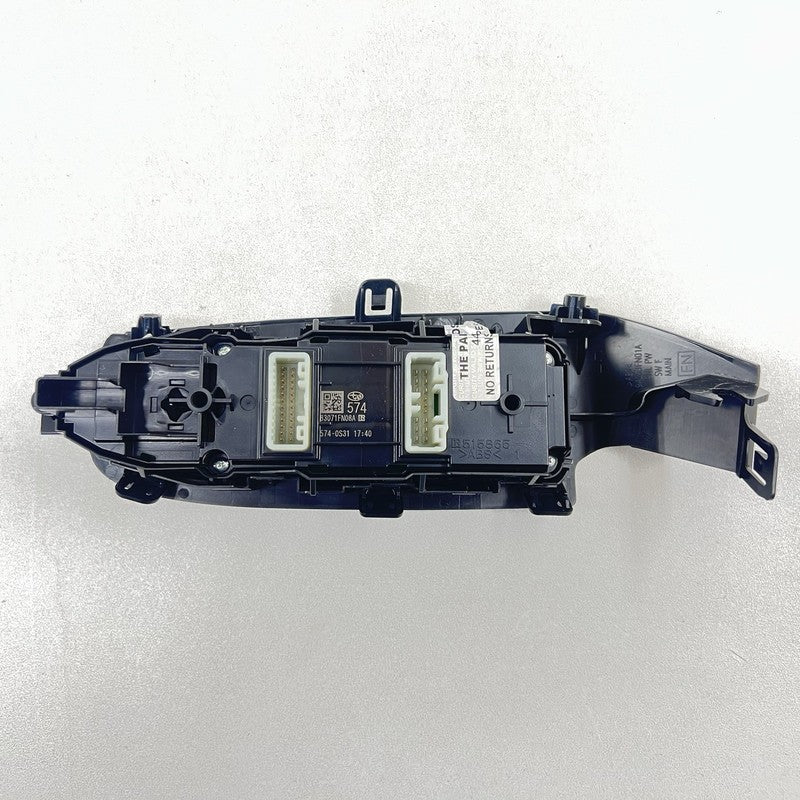 83071FN20A 24-25 SUBARU CROSSTREK LEFT AND RIGHT FRONT DOOR WINDOW SWITCH PAIR BLACK OEM
