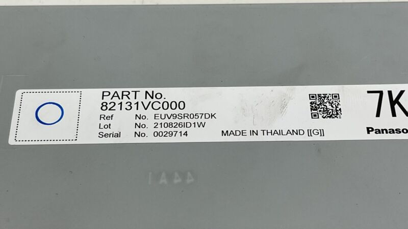 82131VC000 22-23 SUBARU WRX INSTRUMENT PANEL BACKUP BACK UP CONTROL MODULE 82131VC000 OEM