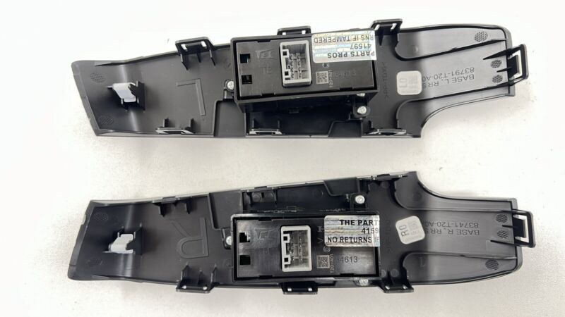 83591-T20-A0-20 / 83591 T20 A0 20 / 83591T20A020 2024 ACURA INTEGRA TYPE S FRONT AND REAR DOOR WINDOW SWITCH SET BLACK O