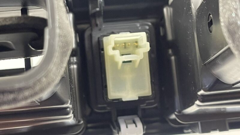 66110CC010 22-23 TOYOTA GR86 CENTER DASH AIR VENT GUIDE GRILLE GRILL W/ HAZARD SWITCH OEM