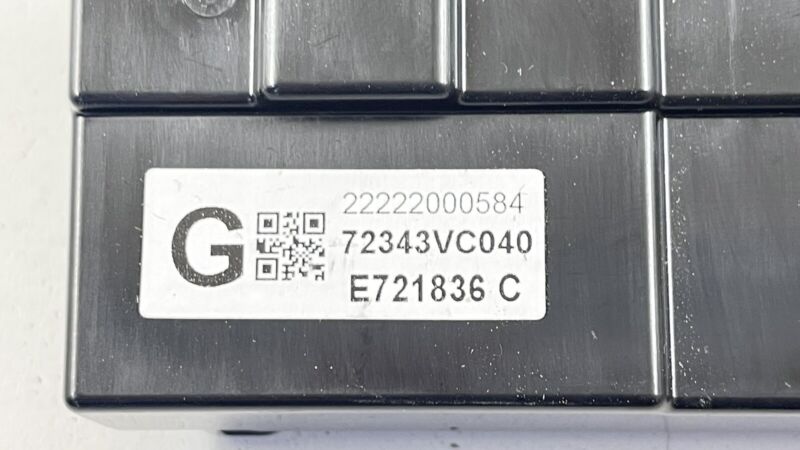 72343VC040 22-23 SUBARU WRX HEATER CORE BOX HVAC ELECTRONIC CONTROL MODULE 72343VC040 OEM