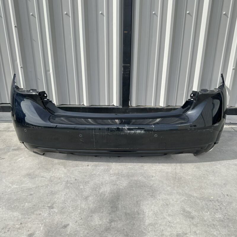 85022 6HH-0 / 85022-6HH-0 / 85022 6HH0 18-22 INFINITI Q50 REAR BUMPER COVER COMPLETE WITH SENSORS BLACK OEM NOTE