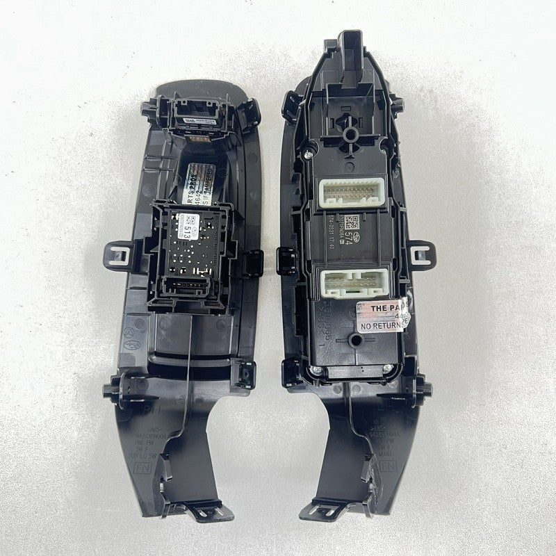 83071FN20A 24-25 SUBARU CROSSTREK LEFT AND RIGHT FRONT DOOR WINDOW SWITCH PAIR BLACK OEM