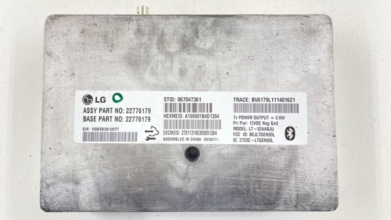 22776179 2012 CHEVROLET CAMARO SS ONSTAR COMMUNICATION INTERFACE MODULE 22776179 OEM