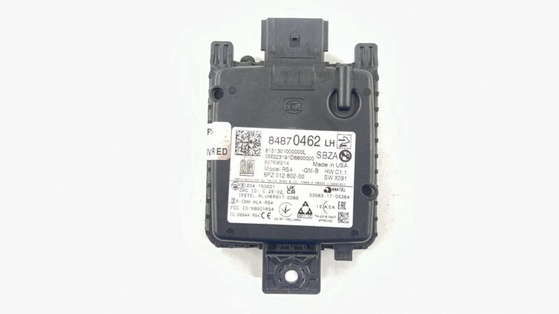84870462 / 8487 0462 22-24 CADILLAC CT4 V BLACKWING LEFT REAR BLIND SPOT RADAR MONITOR MODULE OEM