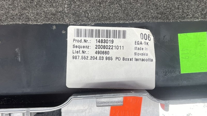 997.552.204.06 / 997 552 204 06 / 99755220406 05-08 PORSCHE BOXSTER CAYMAN 987 GLOVE BOX STORAGE COMPARTMENT TERRACOTTA