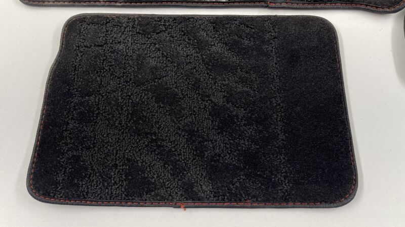 22-23 SUBARU BRZ LEFT RIGHT FRONT REAR CARPET FLOOR MAT BLACK SET OEM