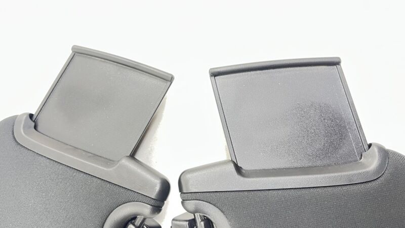 5PJ82DX9AC 15-23 DODGE CHARGER HELLCAT LEFT & RIGHT SUNVISOR SUN VISOR SHADE PAIR BLACK OEM