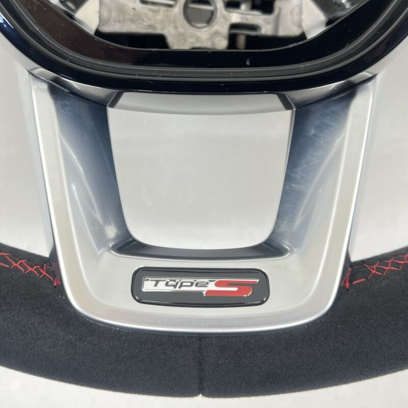 77901-T20-H020A / 77901 T20 H020A / 77901T20H020A 24-25 ACURA INTEGRA TYPE S STEERING WHEEL BLACK WITH RED STITCHING SUE