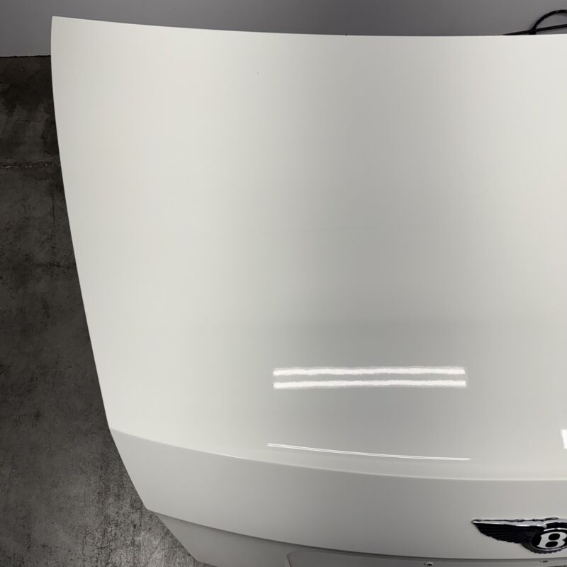 13-18 BENTLEY FLYING SPUR TRUNK LID REAR DECK COMPLETE WHITE OEM