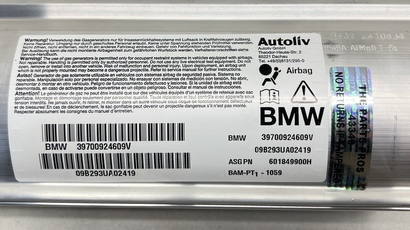 39700924609V 06-10 BMW M6 E63 E64 DASHBOARD DASH INSTRUMENT PANEL AIRBAG AIR BAG SRS OEM