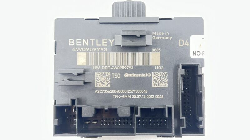 4W0959793 / 4W0 959 793 13-18 BENTLEY FLYING SPUR DRIVER LEFT FRONT DOOR CONTROL MODULE 4W0959793 OEM