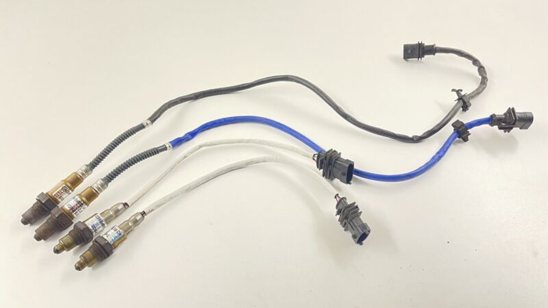 670002200 14-20 MASERATI GHIBLI AIR FUEL RATIO EXHAUST OXYGEN O2 SENSOR SET OF 4 OEM