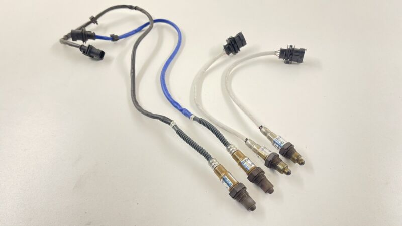 670002200 14-20 MASERATI GHIBLI AIR FUEL RATIO EXHAUST OXYGEN O2 SENSOR SET OF 4 OEM