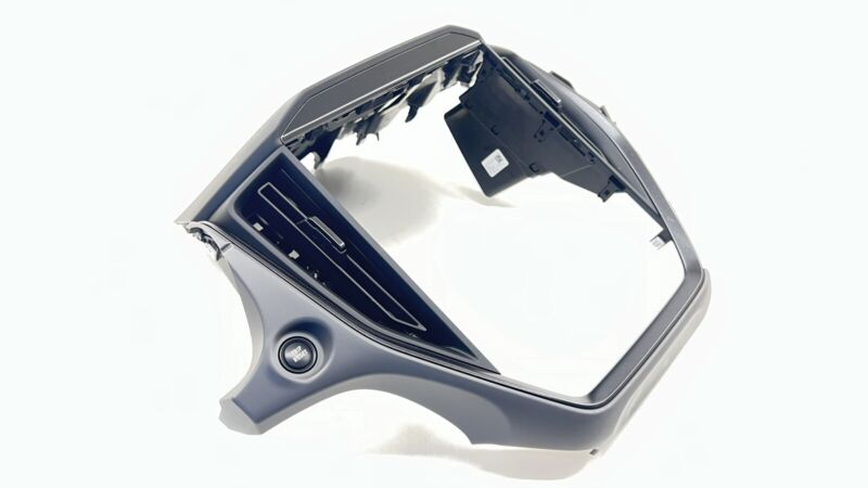 66110FN05A 24-25 SUBARU CROSSTREK CENTER DASH DISPLAY SCREEN RADIO SURROUND BEZEL TRIM OEM