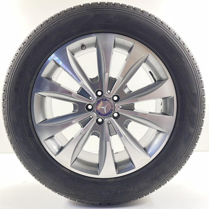 1664012802 / A1664012802 / A 166 401 28 02 2802 13-16 MERCEDES GL350 X166 WHEEL RIM W/ TIRE 20x8.5 +62 OFFSET 1664012802