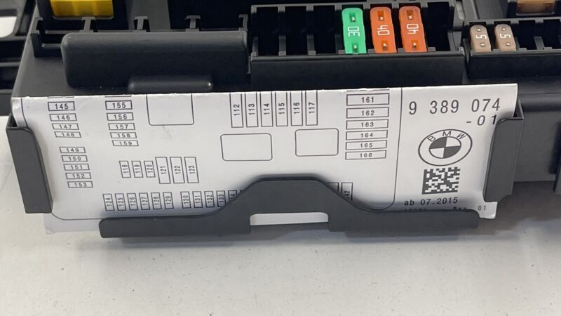29112017 15-21 BMW M2 M3 M4 POWER DISTRIBUTION FUSE RELAY JUNCTION BOX 61149389070 OEM