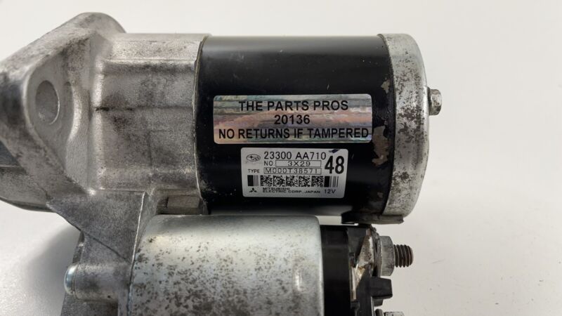 23300 AA710 15-21 SUBARU WRX FA20 2.0L A/T MOTOR ENGINE STARTER ASSEMBLY 23300 AA710 OEM