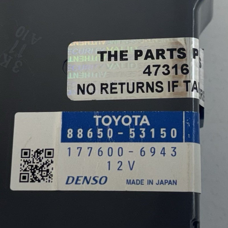 88650-53150 / 88650 53150 / 8865053150 07-09 Lexus IS250 IS350 IS F HVAC AC Air Heater Climate Control Module OEM