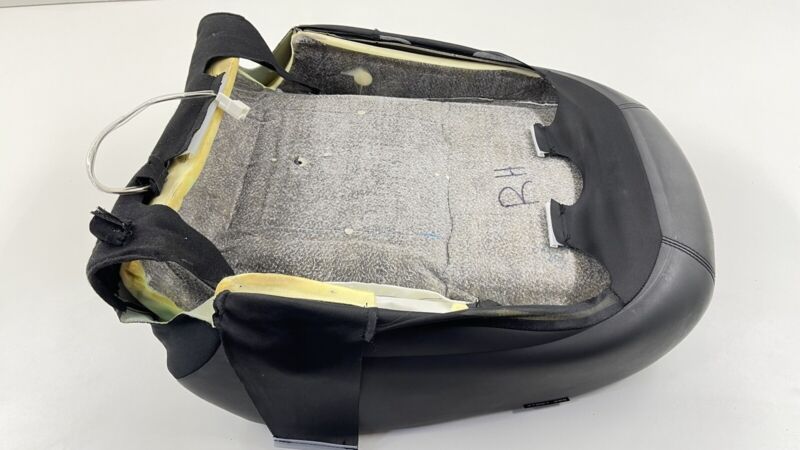 14-22 INFINITI Q50 RIGHT FRONT UPPER BACKREST BACK REST SEAT CUSHION BLACK OEM