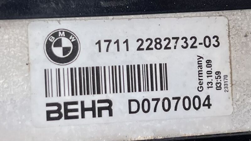 2 282 501 / 2282501 06-10 BMW M6 E63 E64 RADIATOR CONDENSER COOLING FAN ASSEMBLY OEM