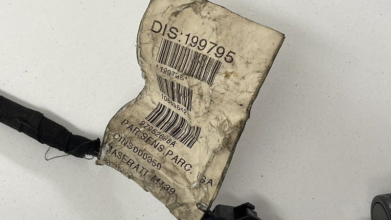 687912 03-08 MASERATI QUATTROPORTE REAR BUMPER WIRE HARNESS W/ PDC PARKING SENSOR OEM