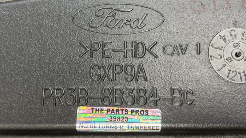 PR3B-8B384-AC / PR3B 8B384 AC / PR3B8B384AC 2024 FORD MUSTANG GT FRONT BUMPER LOWER VALANCE SPLASH GUARD SHIELD TRIM OEM