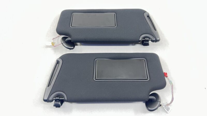 5PJ82DX9AC 15-23 DODGE CHARGER HELLCAT LEFT & RIGHT SUNVISOR SUN VISOR SHADE PAIR BLACK OEM