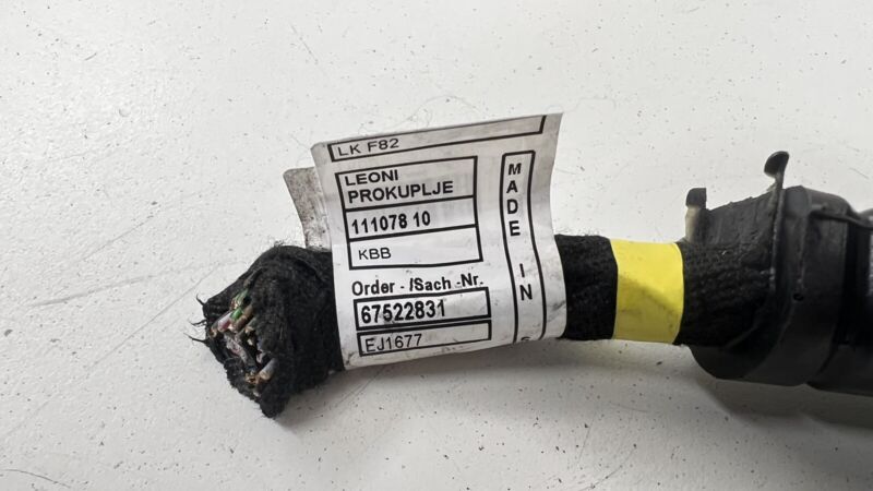 9380250 15-20 BMW M3 M4 F80 F82 F83 REAR BUMPER WIRE HARNESS 9380250 OEM