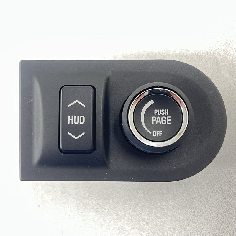 92224604 12-15 CHEVROLET CAMARO ZL1 HEADS UP DISPLAY HUD INFO CONTROL SWITCH 92224604 OEM