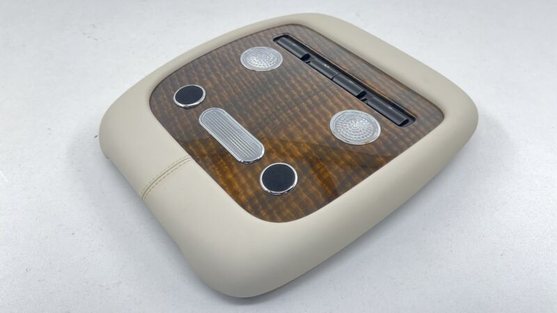 3W5 868 069 / 3W5868069 13-18 BENTLEY FLYING SPUR REAR OVERHEAD CONSOLE DOME LIGHT CONTROL PANEL OEM