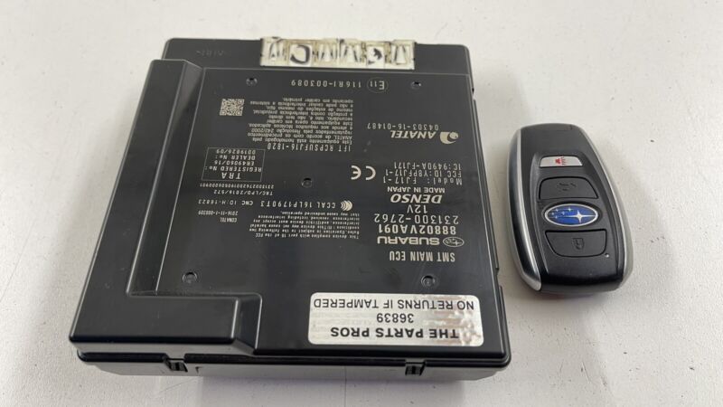 888021VA091 2019 SUBARU WRX STI ANTITHEFT KEYLESS ENTRY MODULE W/ KEY 888021VA091 OEM