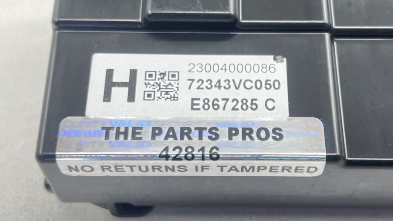 72343VC050 2023 SUBARU WRX HEATER CORE BOX HVAC ELECTRONIC CONTROL MODULE 72343VC050 OEM