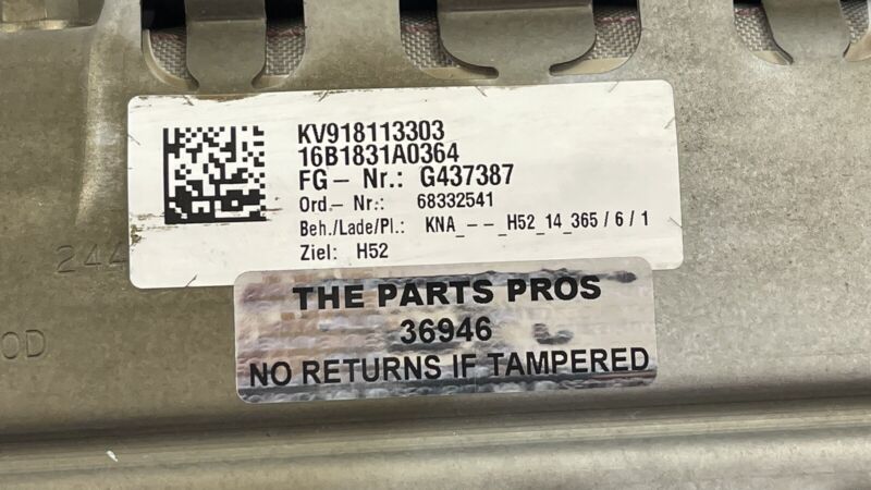 9181133 12-19 BMW M5 M6 PASSENGER RIGHT FRONT LOWER KNEE AIRBAG AIR BAG SRS 9181133 OEM