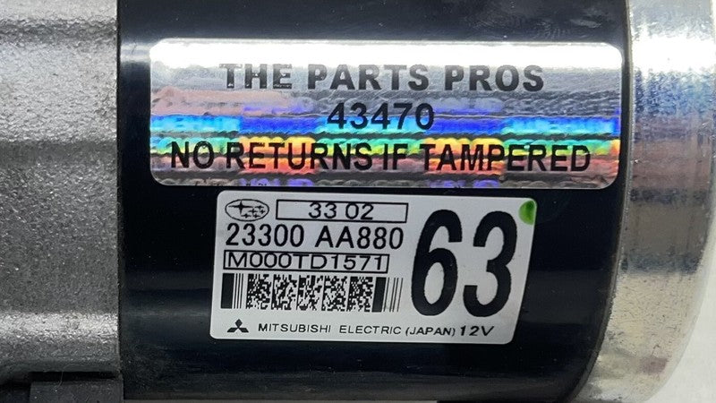 23300 AA880 / 23300AA880 22-25 SUBARU WRX MANUAL TRANSMISSION ENGINE CRANK STARTER 23300 AA880 OEM